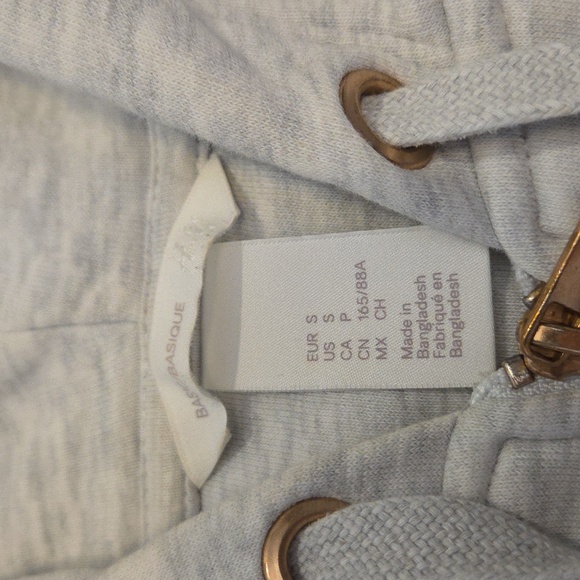 H&M Light Gray and Soft Pink Hooded Zipup Sweaters - Picture 6 of 11